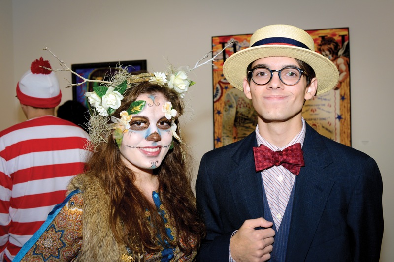 COUPLE AT SURREAL SALON