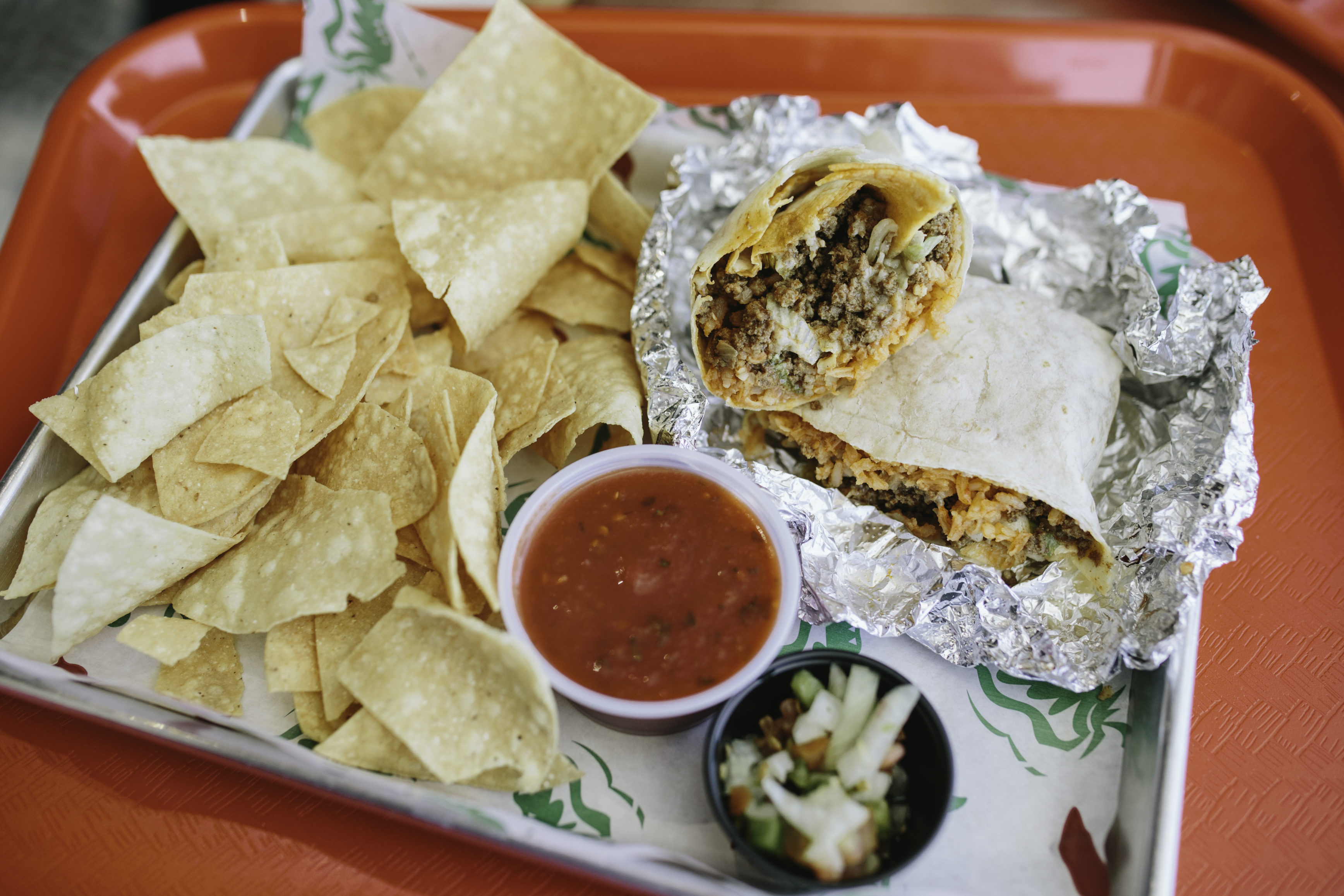 Ground Beef Burrito