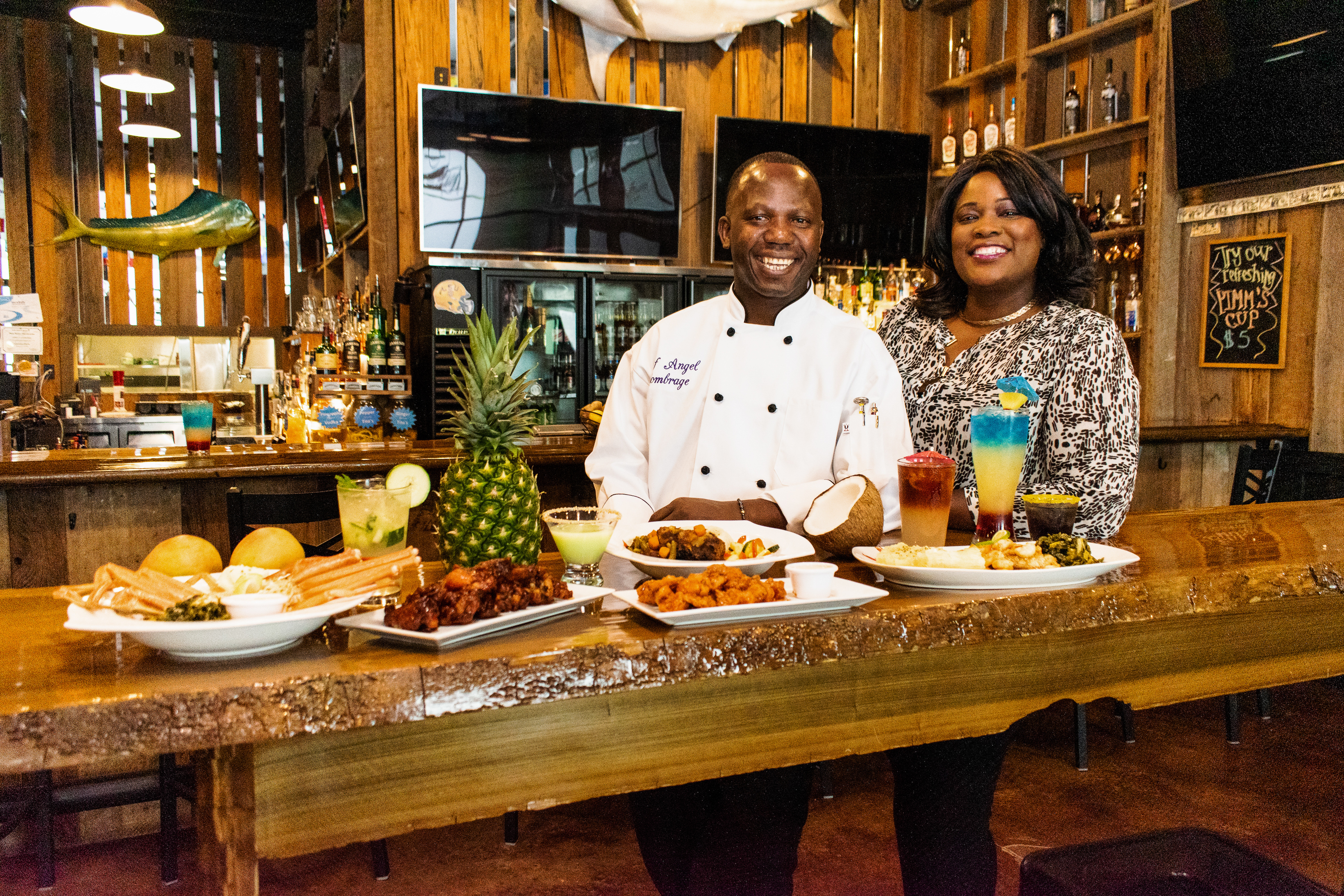 Bullfish Bar + KitchenChef Angel & Jasmine Lombrage