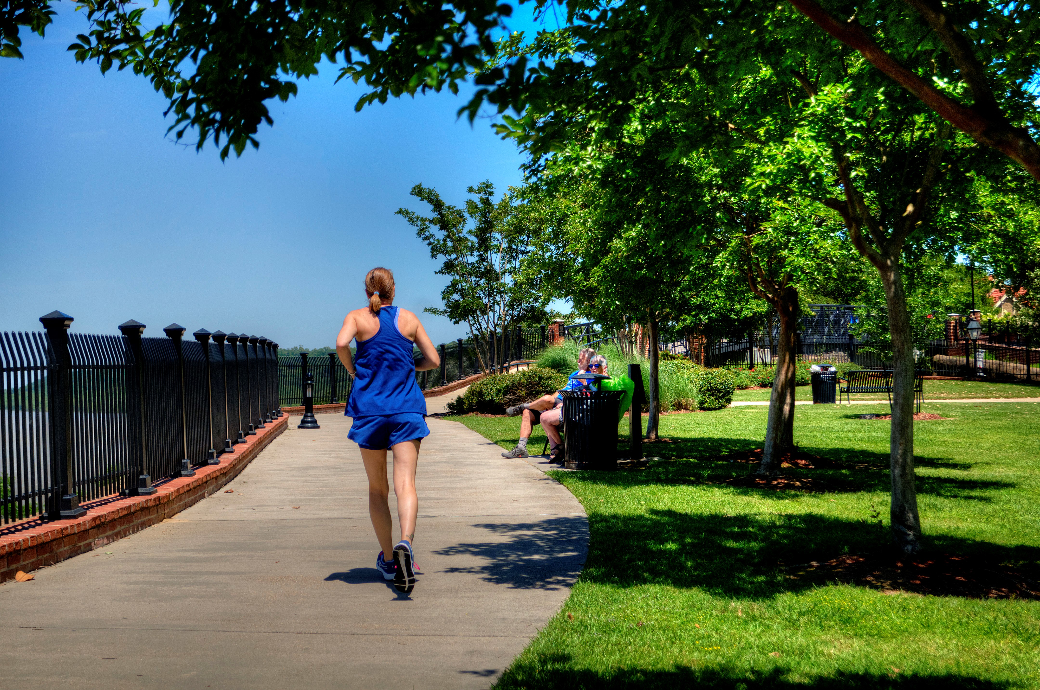 Runner on Bluff