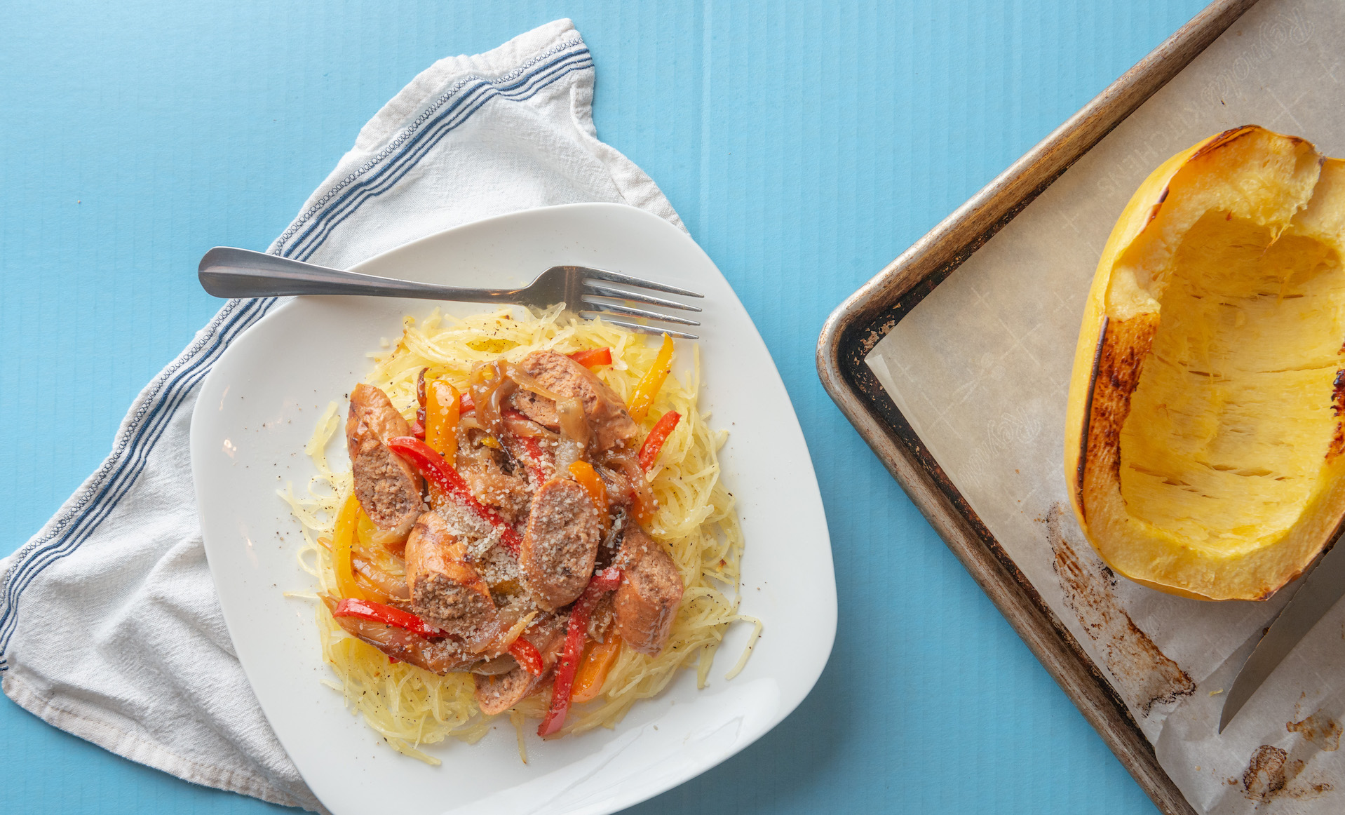 20191120-Dining In-Sausage and Spaghetti Squash copy