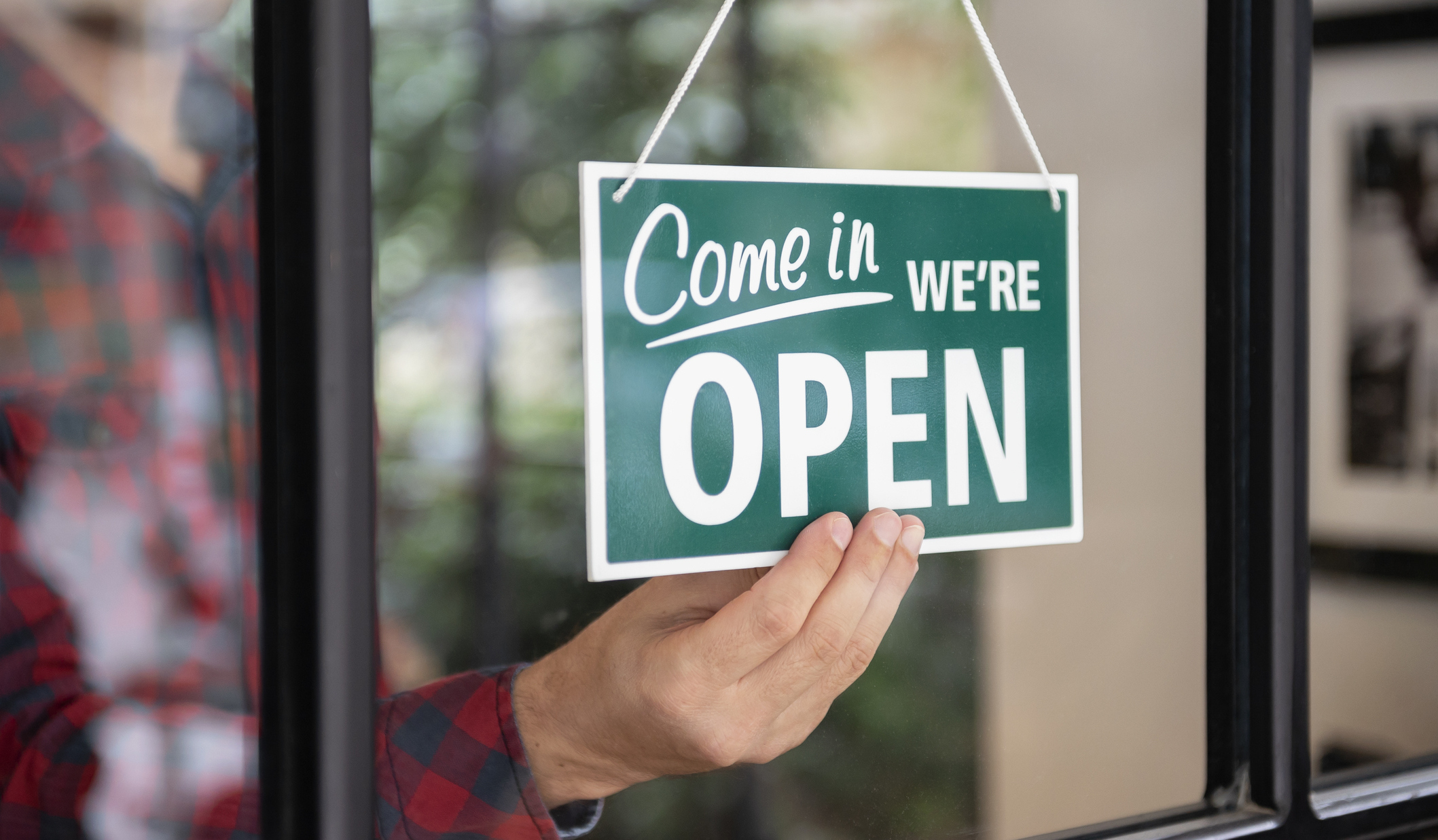 Open sign