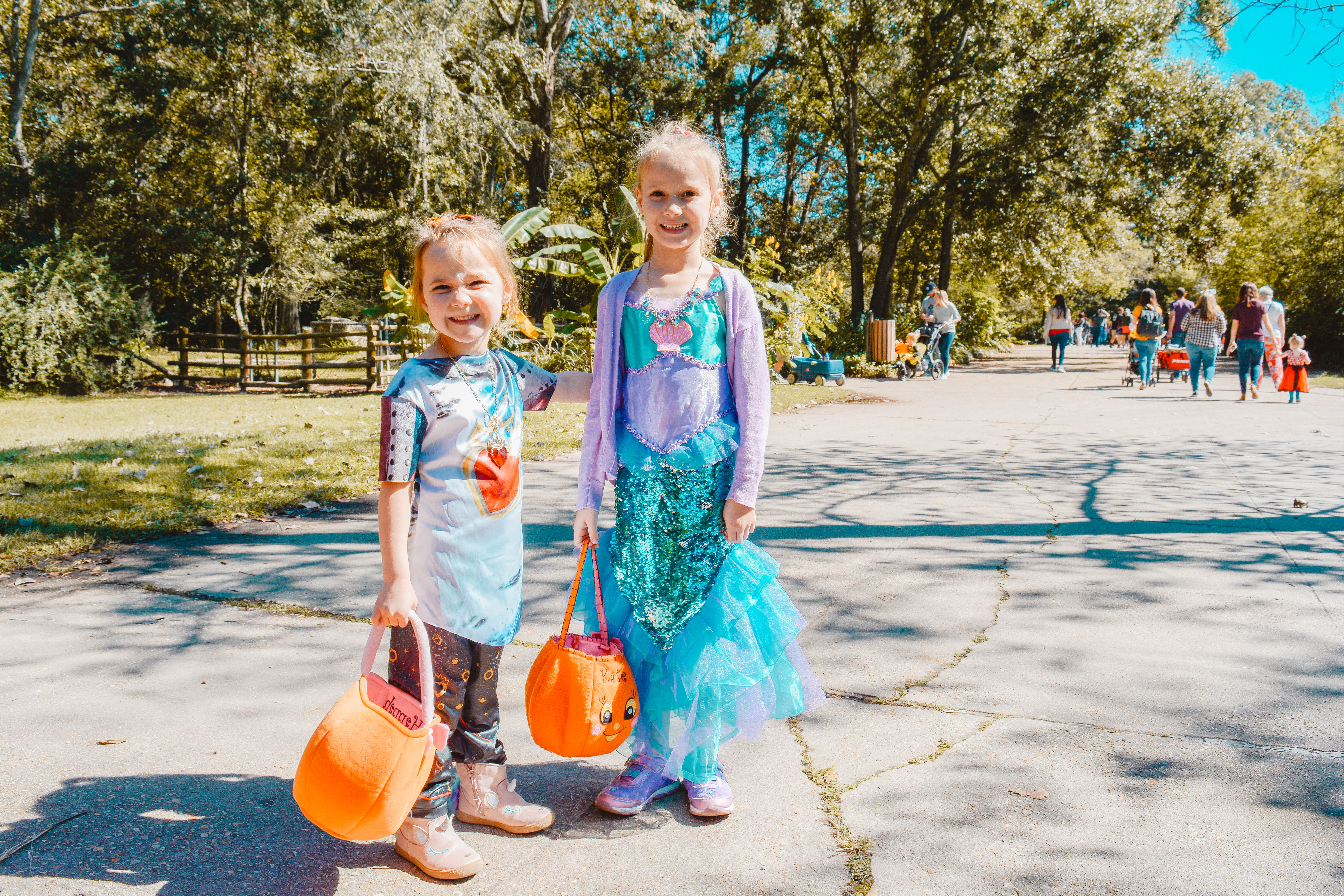 Boo at the Zoo; Oct 21, 2018; Hannah & Kate Boudreaux