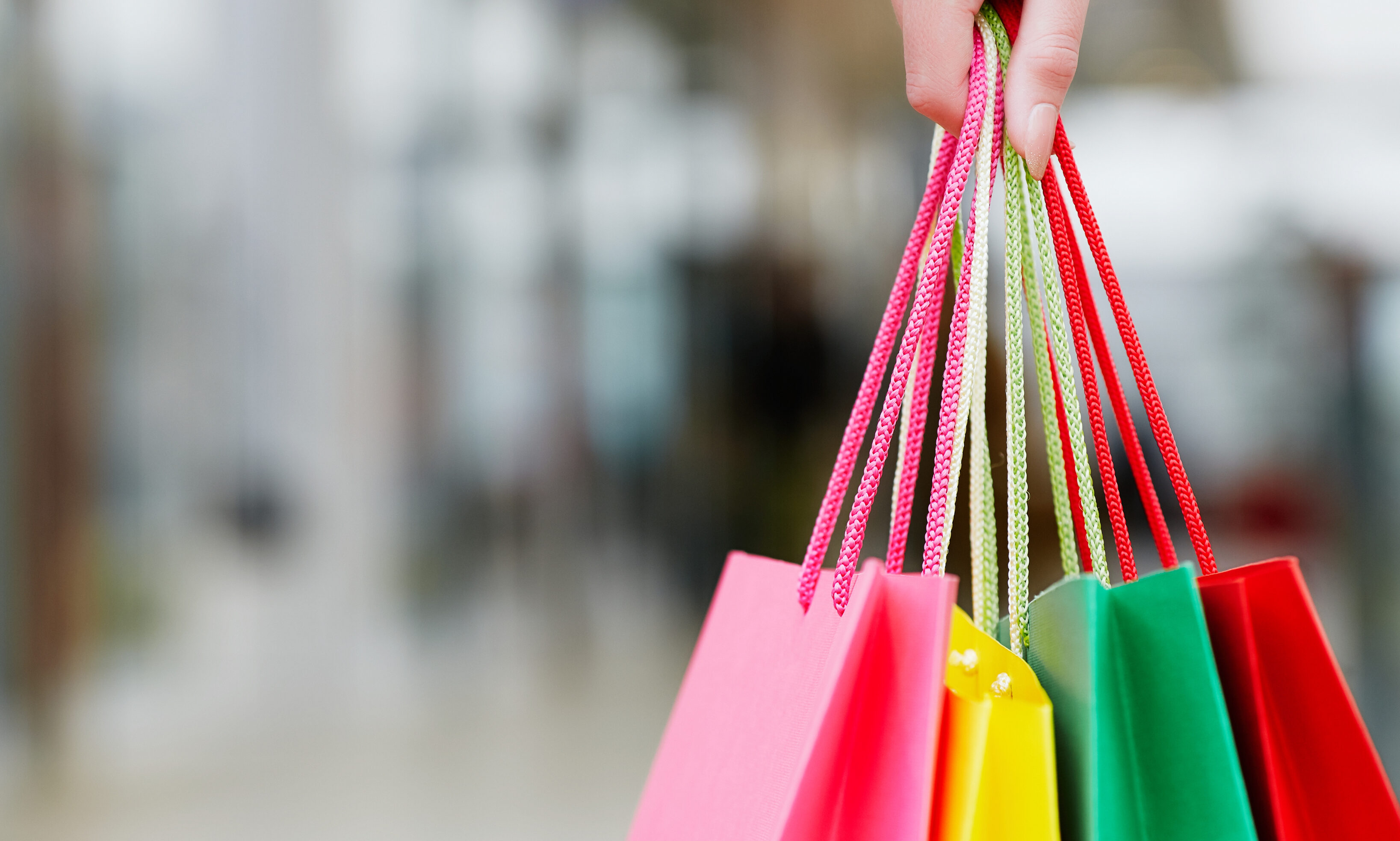 Colorful shopping bags