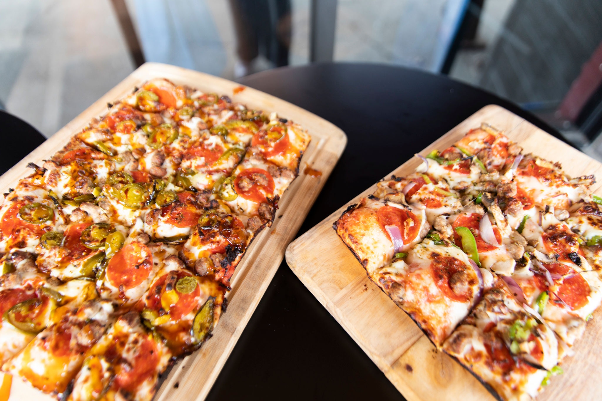 Lighthouse Bar & Pizzeria, Sweet Heat & Deluxe Pizzas