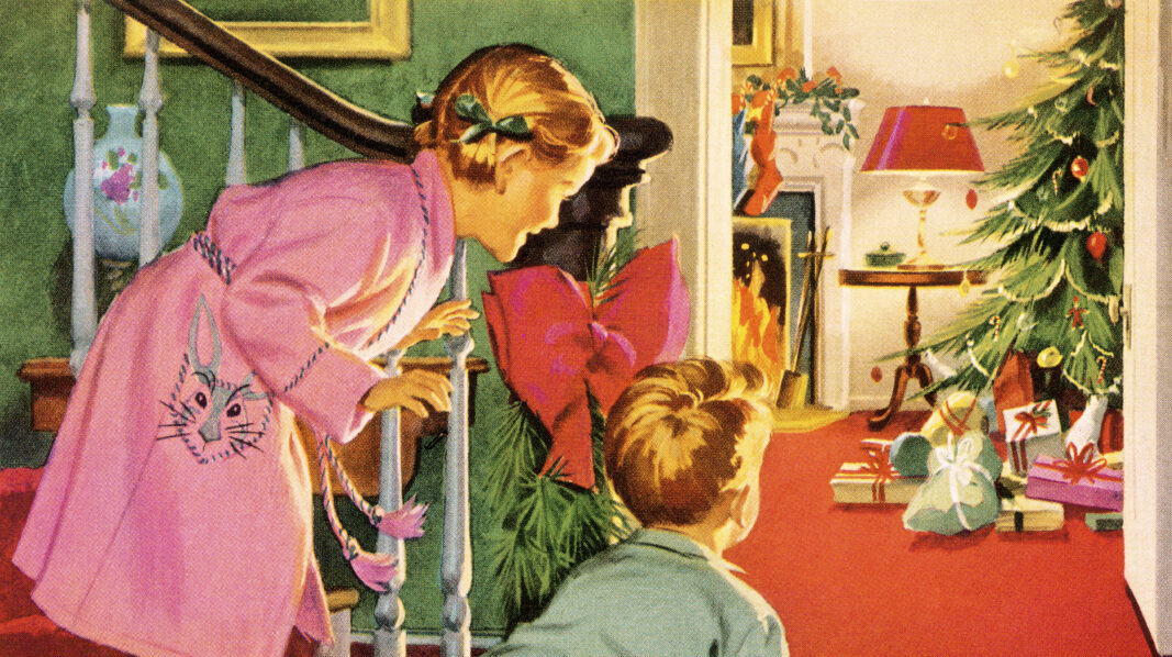 Children on Christmas Morning