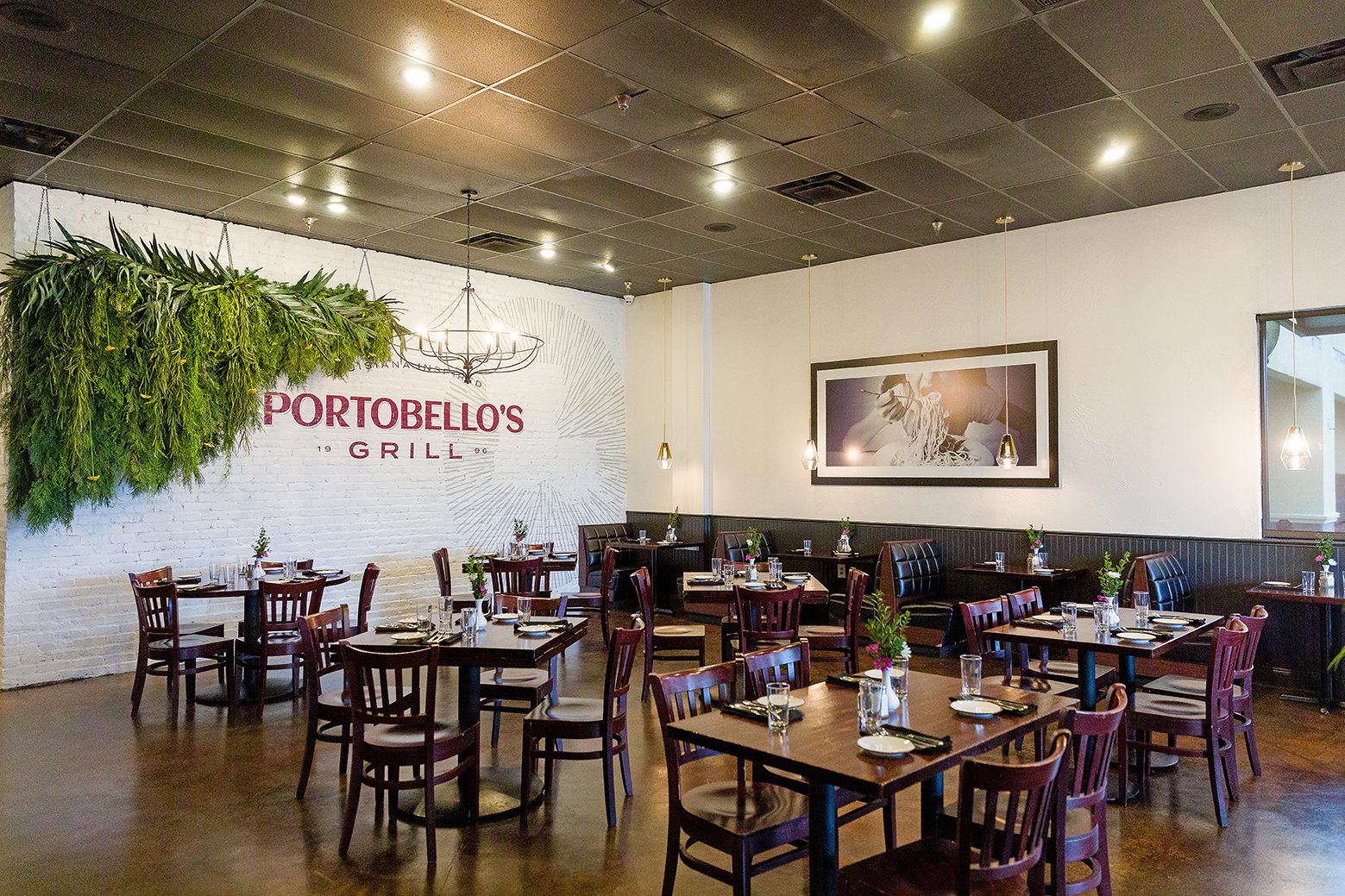 Portobellos, Business Lunch, French Dip and Scalfani Salad, 1.6.21