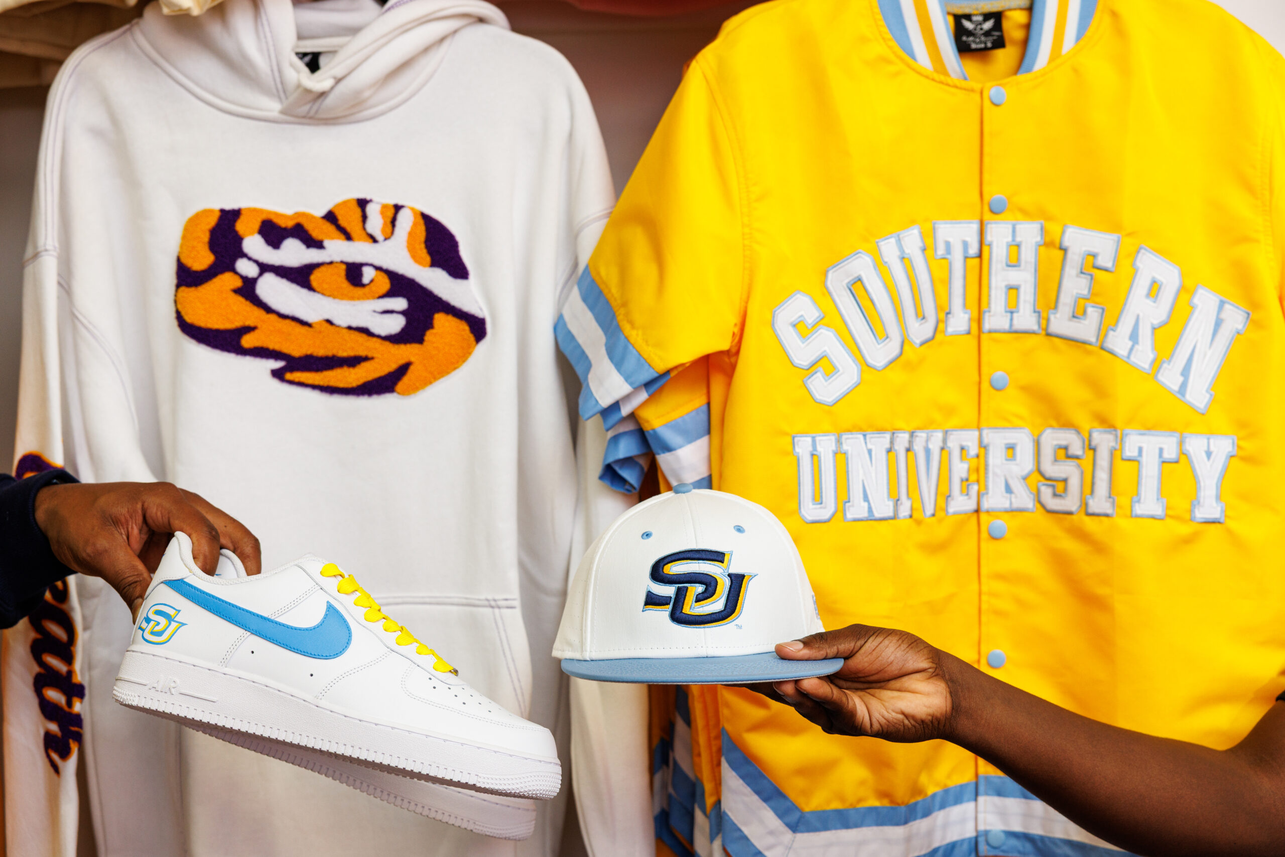 A local designer is making clothes for HBCUs across the country—and catching the attention of sports celebs and music icons
